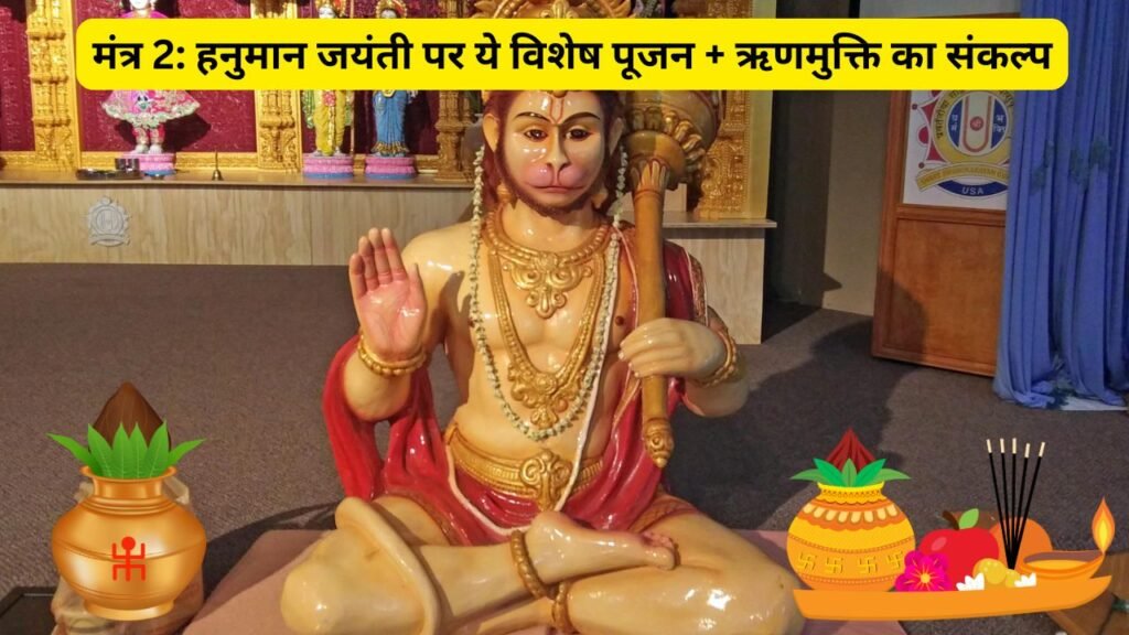 मंत्र 2: हनुमान जयंती पर ये विशेष पूजन + ऋणमुक्ति का संकल्प